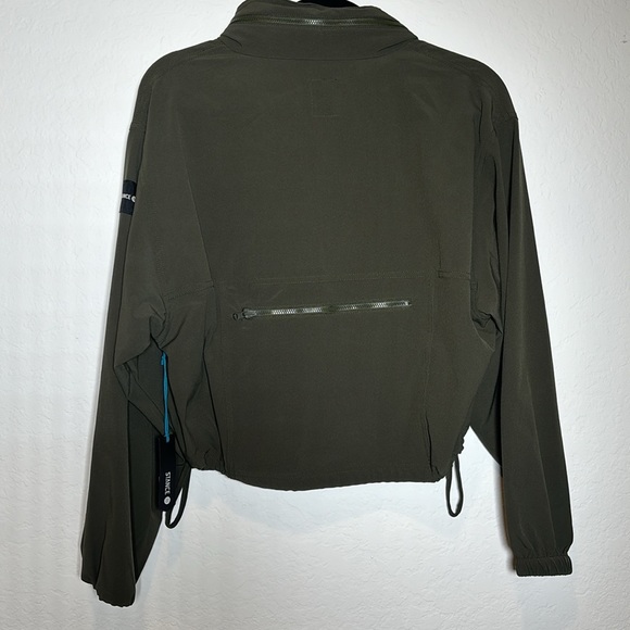 Stance Women’s Performance Nylon Superfly Jacket Dark Olive Size S - Picture 3 of 7